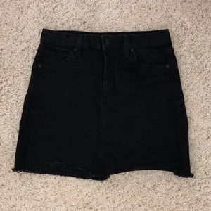 Just Black Denim Black Skirt